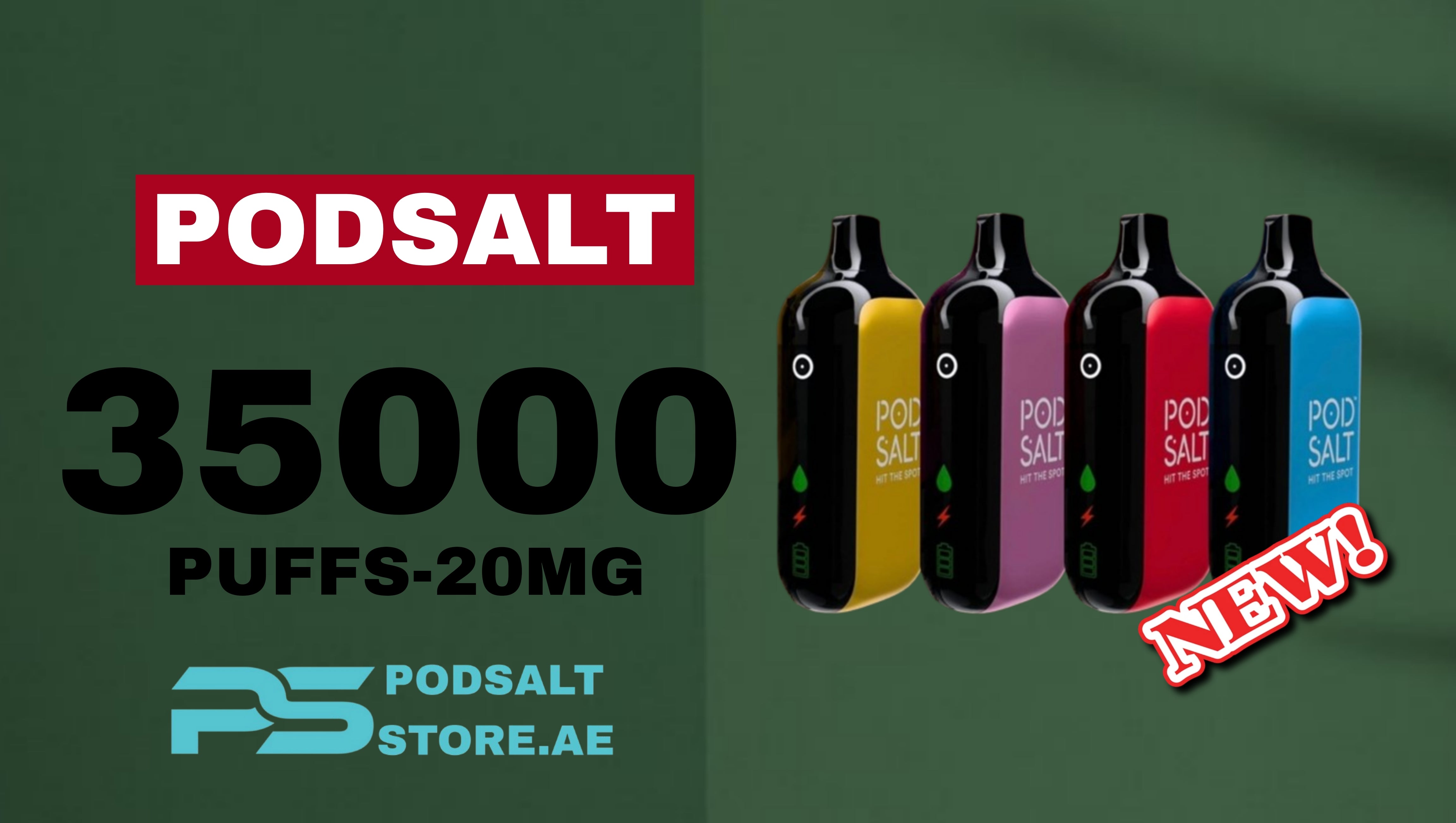 Podsalt 35000 Puffs 20mg Disposable Vape in Dubai UAE  My Store