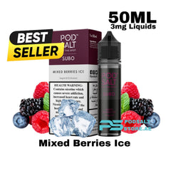 Podsalt Eliquid 3mg 50ml Mixed Berries Ice