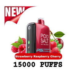 Pod Salt 15000 Puffs Strawberry Raspberry Cherry