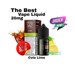 Pod Salt Cola Lime Salt Nic 30ml 20mg E-Liquid In Dubai UAE