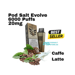Pod Salt Evolve Pod Caffe Latte 6000 Puffs
