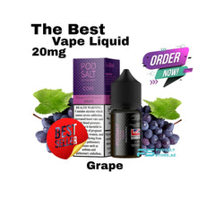 Pod Salt Grape Salt Nic 30ml 20mg E-Liquid In Dubai UAE