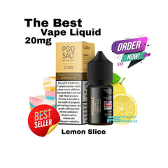 Pod Salt Lemon Slice Salt Nic 30ml 20mg E-Liquid In Dubai UAE