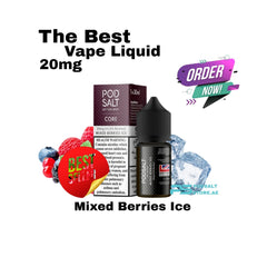 Pod Salt Mixed Berries Ice Salt Nic 30ml 20mg E-Liquid In Dubai UAE