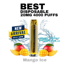 Pod Salt Onyx 4000 Puffs Mango Ice