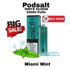 Pod Salt Onyx Cloud 25000 Puffs Miami Mint