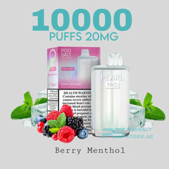 Pod Salt Pearl Pro 10000 Puffs Berry Menthol In Dubai UAE