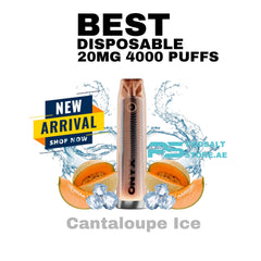 Pod Salt Onyx 4000 Puffs Cantaloupe Ice