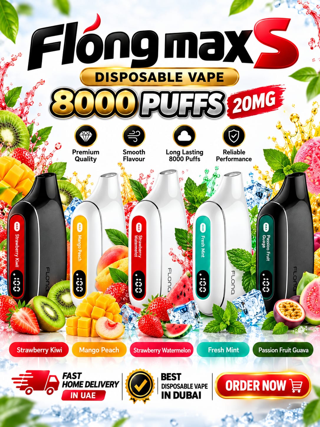 Flong max S 8000 Puffs Disposable Vape
