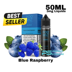 Podsalt Eliquid 3mg 50ml Blue Raspberry