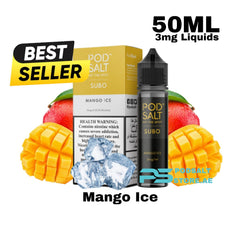 Podsalt Eliquid 3mg 50ml Mango Ice