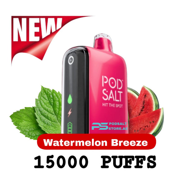 Pod Salt 15000 Puffs Watermelon Breeze Vape in Dubai UAE My Store Pod Salt 15000 Puffs Watermelon Breeze Vape in Dubai UAE My Store