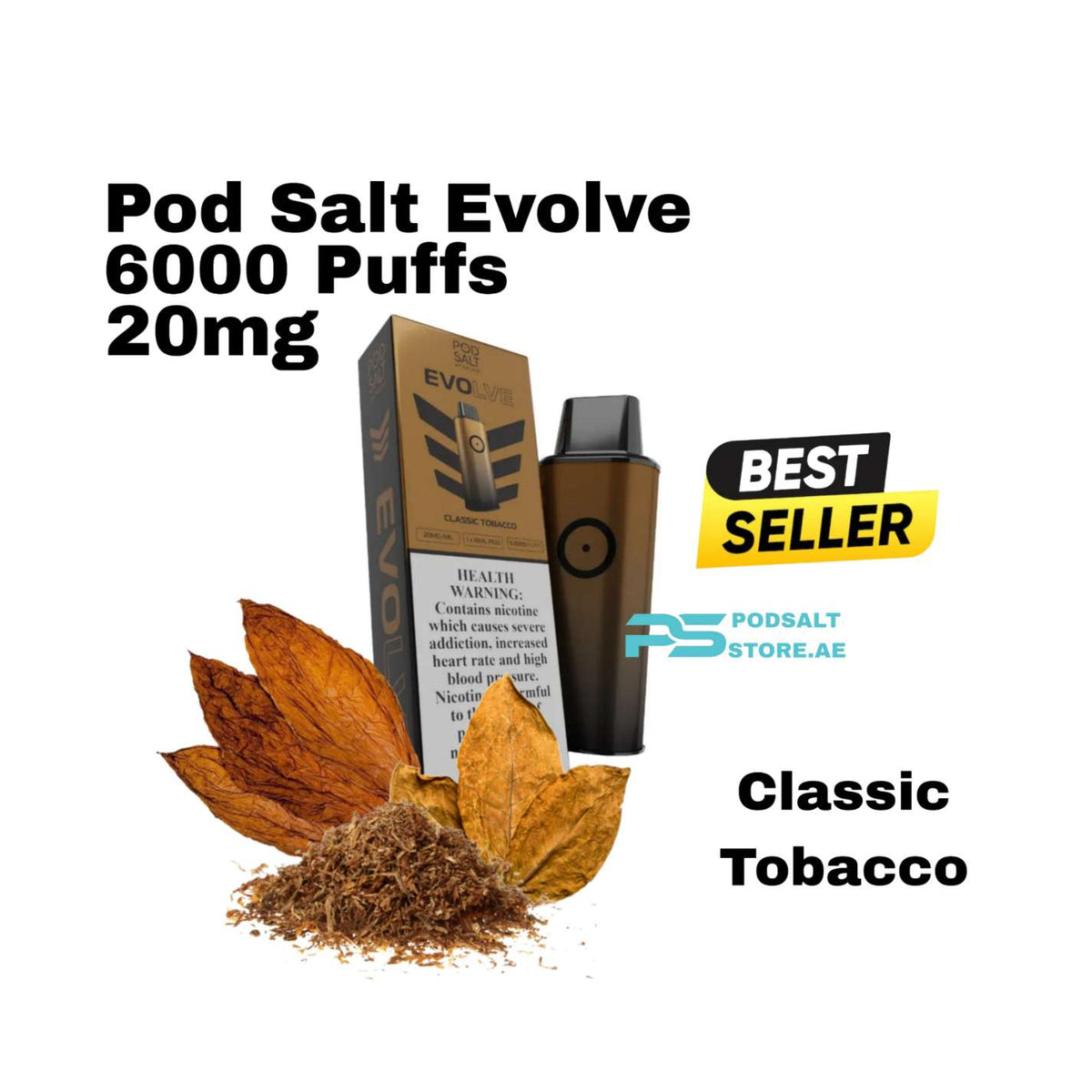 Pod Salt Evolve Pod Classic Tobacco 6000 Puffs