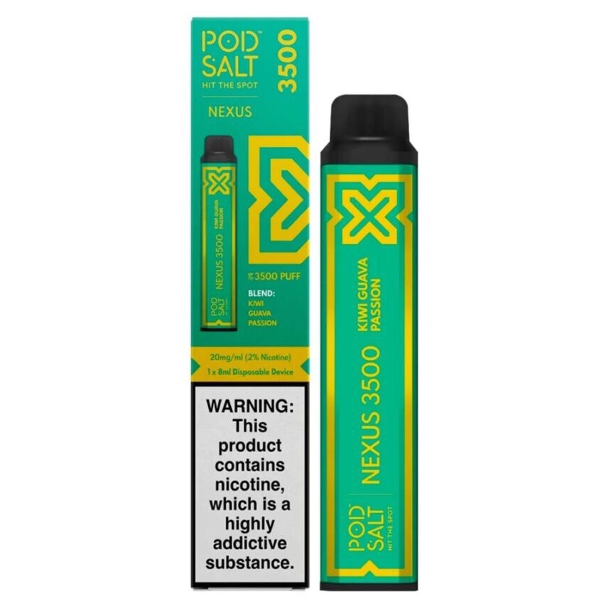 PodSalt Nexus 3500 Puffs Guava Passion