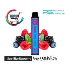 PodSalt Nexus 3500 Puffs  Sour Blue Raspberry