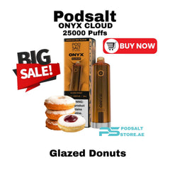 Pod Salt Onyx Cloud 25000 Puffs Glazed Donuts