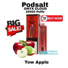 Pod  Salt Onyx Cloud 25000 Puffs Two Apple