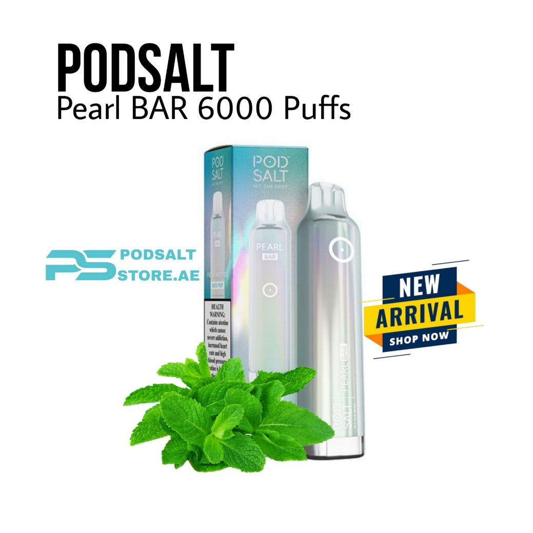 Pod Salt Pearl Bar 6000 Puffs Fresh Mint