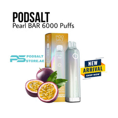 Pod Salt Pearl Bar 6000 Puffs Tropical Passion Fruit