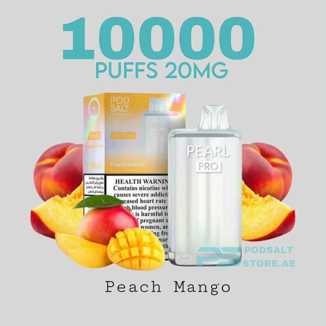 Pod Salt Pearl Pro 10000 Puffs Peach Mango in Dubai UAE