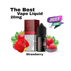 Pod Salt Strawberry Salt Nic 30ml 20mg E-Liquid In Dubai UAE