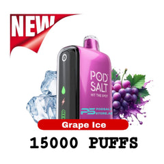 Pod Salt 15000 Puffs Grape Ice