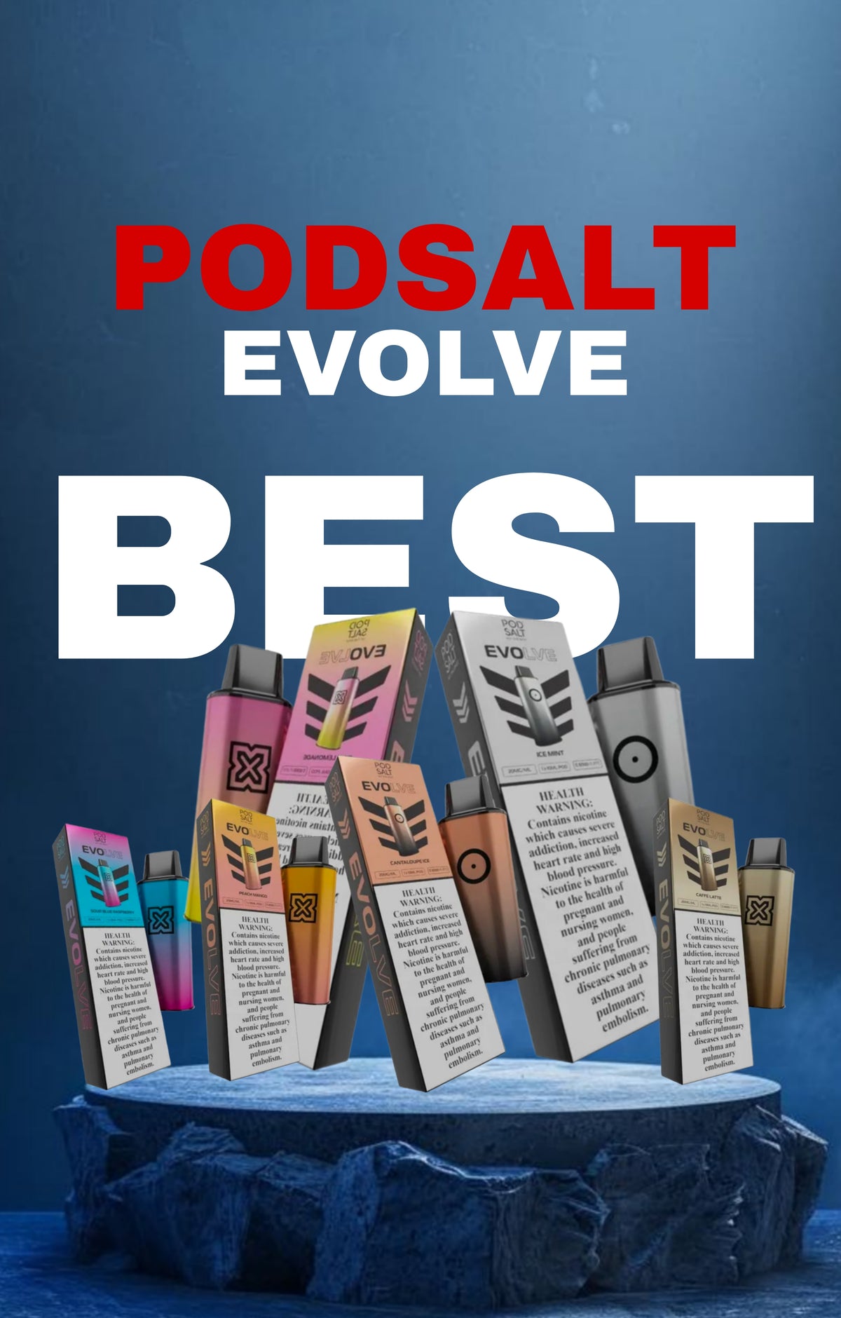 POD SALT EVOLVE 6000 Puffs Disposable Vape In Dubai UAE