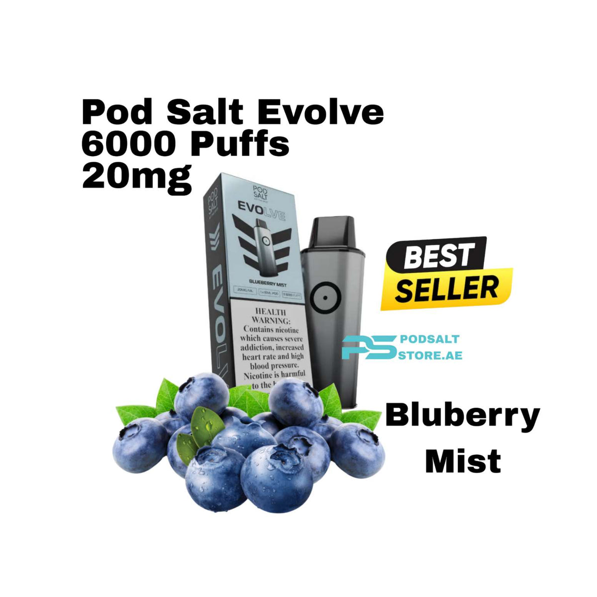 Pod Salt Evolve Pod Blueberry Mist 6000 Puffs