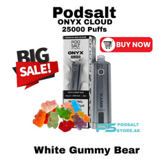 Pod Salt Onyx Cloud 25000 Puffs White Gummy Bear