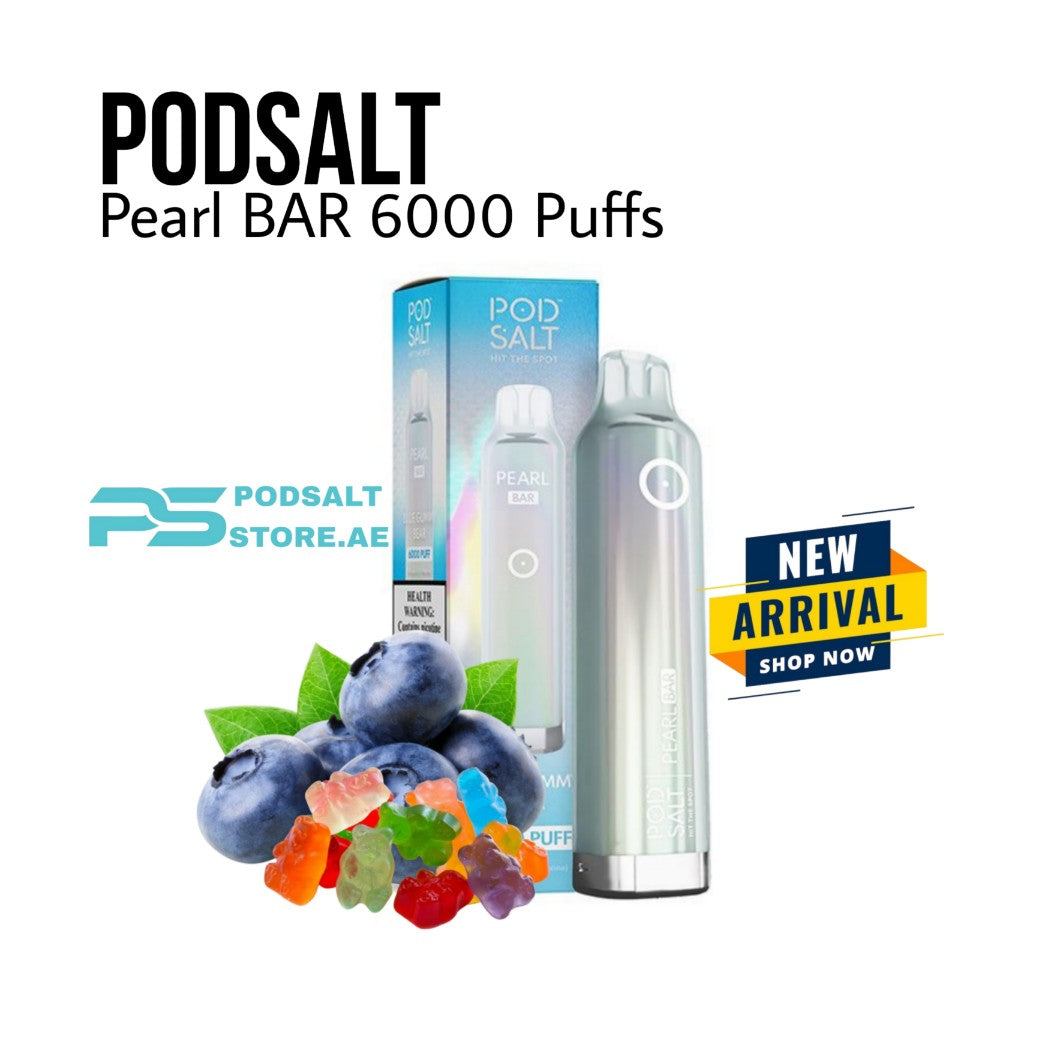 Pod Salt Pearl Bar 6000 Puffs Disposable Vape in Dubai UAE My Store Pod Salt Pearl Bar 6000 Puffs Disposable Vape in Dubai UAE My Store