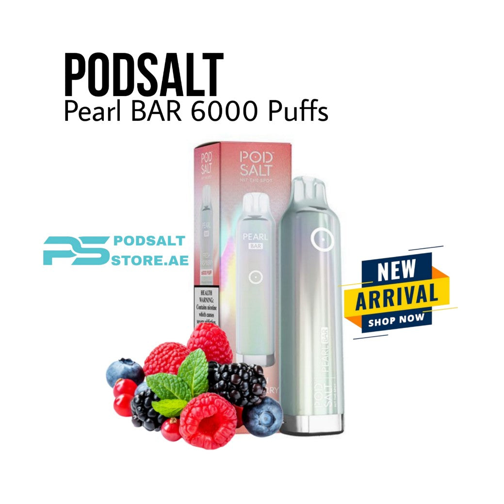 Pod Salt Pearl Bar 6000 Puffs Fresh Raspberry