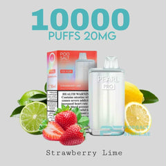 Pod Salt Pearl Pro 10000 Puffs Strawberry Lime In Dubai UAE