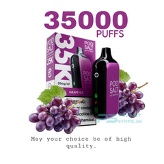Podsalt 35000 Puffs Grape Ice Disposable Vape in Dubai UAE