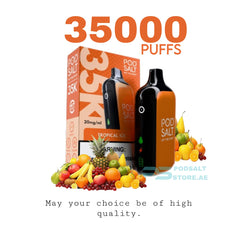 Podsalt 35000 Puffs Tropical Ice Disposable Vape in Dubai UAE