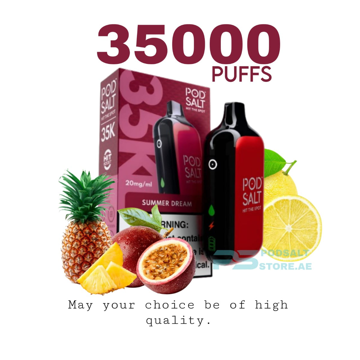 Podsalt 35000 Puffs Summer Dream Disposable Vape in Dubai UAE