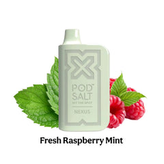 Pod Salt Nexus 6000 Puffs 20mg Fresh Raspberry Mint