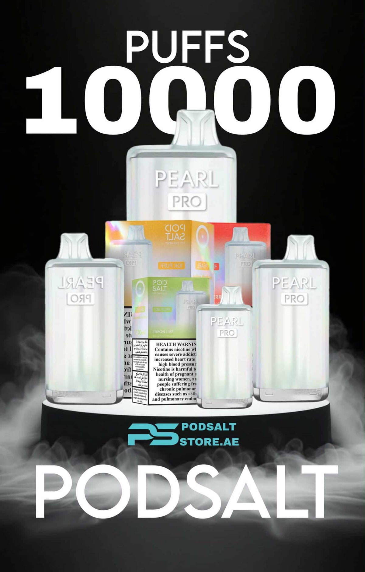 Pod Salt Pearl Pro 10000 Puffs 20mg Disposable Vape In Dubai UAE