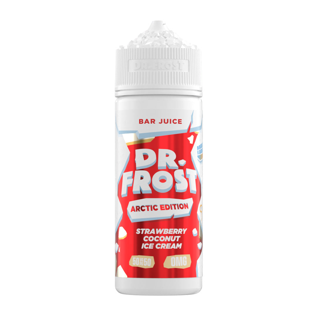 Strawberry Coconut Ice Cream 100ml Shortfill E-Liquid by Dr Frost Arctic Edition